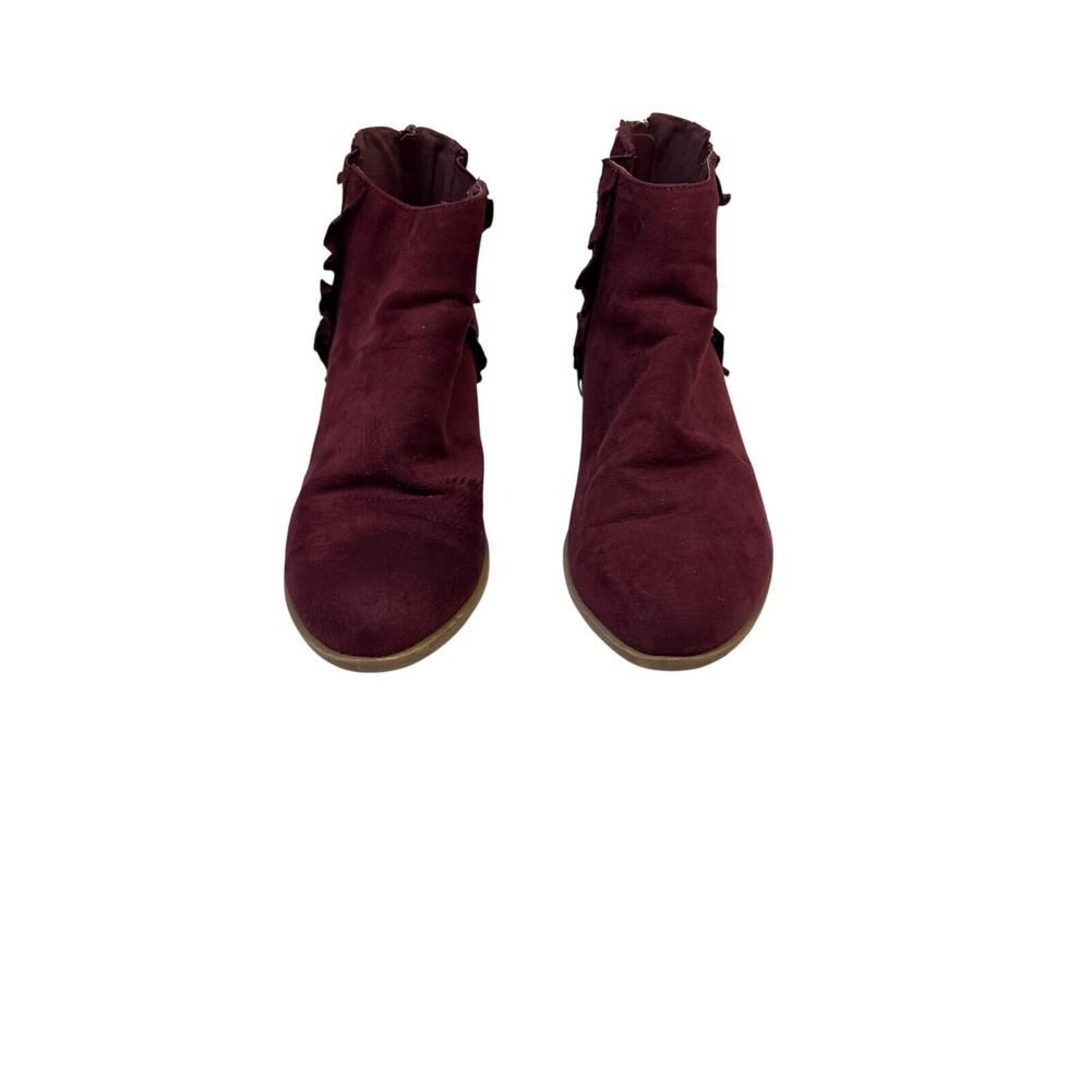 Just Fab boots Women's size 8.5 burgundy
